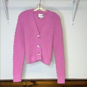 Industry Pink Knit Cardigan- M‎
